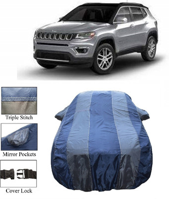 Wegather Car Cover For Jeep Compass (With Mirror Pockets)(Grey)