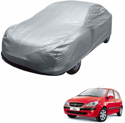 BOWRAIN Car Cover For Hyundai Getz (Without Mirror Pockets)(Silver)