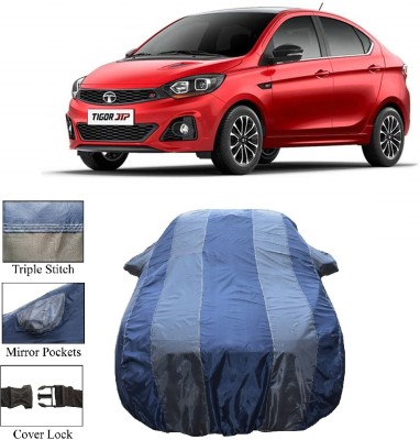 Wegather Car Cover For Tata Tigor (With Mirror Pockets)(Grey)