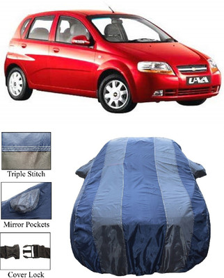 Wegather Car Cover For Chevrolet Aveo Uva (With Mirror Pockets)(Grey)