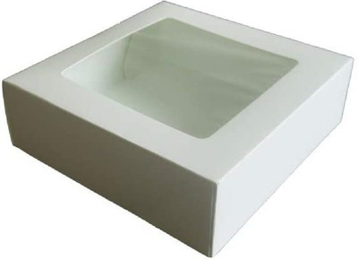 BAKEFY Food Storage Takeaway Box/ Meal Box Paper Packaging Box(Pack of 5 White)
