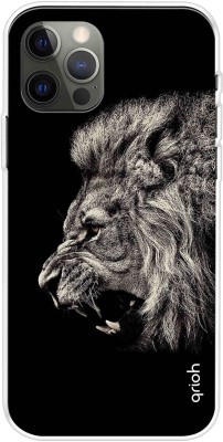 QRIOH Back Cover for Apple iPhone 13 Pro Max(Black, Grey, Grip Case, Silicon, Pack of: 1)