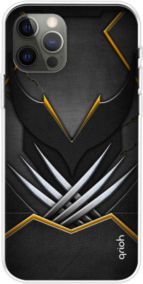 QRIOH Back Cover for Apple iPhone 13 Pro Max(Black, Grip Case, Silicon, Pack of: 1)