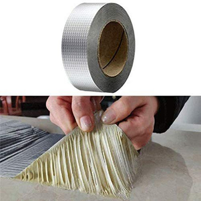 PRATYANG Single side Handheld Aluminium Foil Tape (Manual)(Set of 1, Silver)