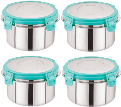 di select Steel Grocery Container  - 350(Pack of 4, Blue, Pink)