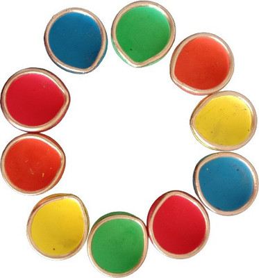 MG Art Earthenware (Pack of 30) Table Diya Set(Height: 1 inch)
