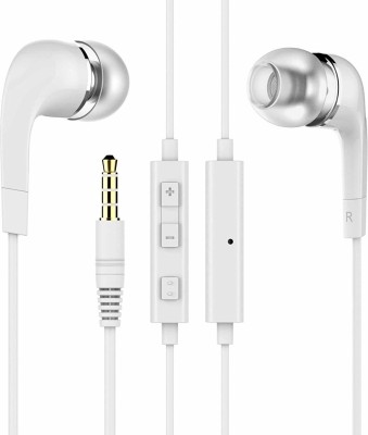 G2L Powerful sound Earphone WIRECONTROL 3.5mm Headset crystal-clear Earphone Bluetooth(White, In the Ear)