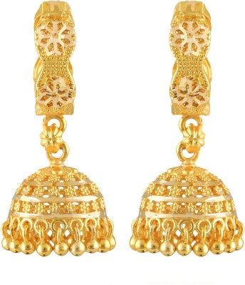 VIGHNAHARTA Elegant Twinkling Beautiful Gold Plated Screw back alloy Jhumki Earring for Women Alloy Jhumki Earring