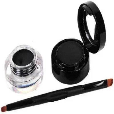 tanvi27 PROFESSTIONAL MATTE FINISH WATER PROF LONG LATING 2 IN 1 KAJAL EYE LINER 7 g(BLACK)
