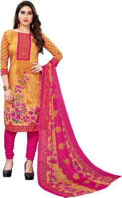 Rensil Crepe Printed Salwar Suit Material