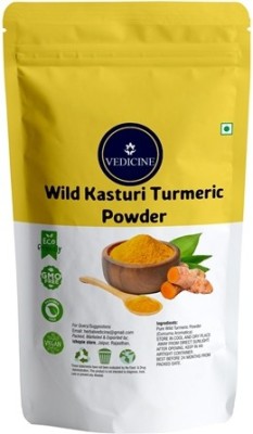 VEDICINE Organic Wild Kasturi Turmeric Amba Haldi Powder(100 g)