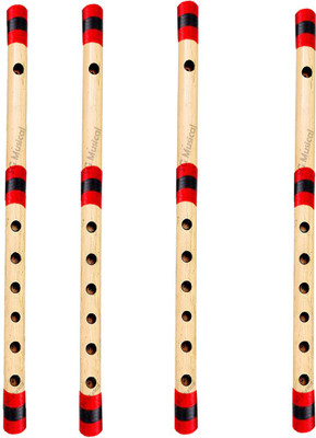 SG MUSICAL Indian Combo Flute A+B+C+G Flute Bamboo Flute(40 cm)