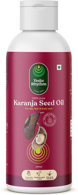 VedicRhythm Karanja Seed Oil 200ML Hair Oil(200 ml)