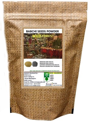 WILD FOREST Babchi Powder - Bavanchalu Powder - Bakuchi Seeds Powder - Karpokarishi - Paoralea Corylifolia 200 GM(400 g)