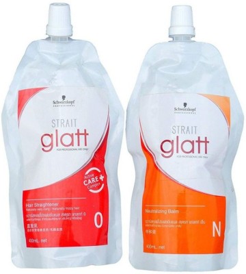 Schwarzkopf STRAIT GLATT Hair Straightener (1) + Neutralizing Balm (N)(800 ml)