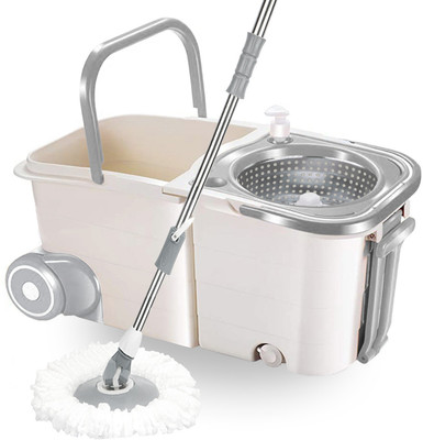 V-MOP Double Bucket Mop Mop Set(Blue)