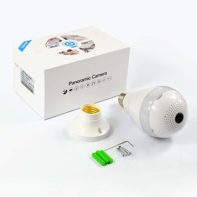 Wifton WiFi 1080p FHD 2MP 360 Viewing Area Security Camera Security Camera(1 Channel)