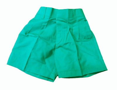 SOUNIK SDS Short For Boys Casual Solid Pure Cotton(Green, Pack of 1)