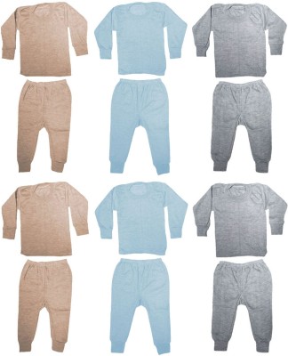 TohuBohu Top - Pyjama Set For Baby Boys & Baby Girls(Multicolor, Pack of 6)