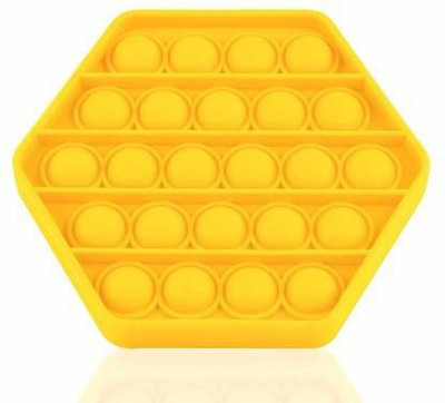 infinity deal pack of 1 Pop Fidget Sensory Toy Set, Push Bubble Popping It Silicone Game Toy(Multicolor)
