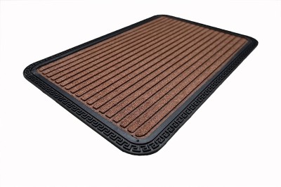 Mega Cart Home PP (Polypropylene) Door Mat(Brown, Medium)