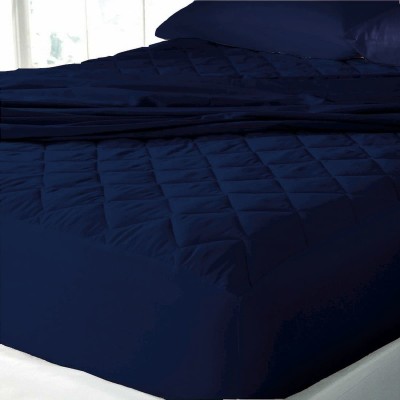 Luxurious Life Fitted Queen Size Waterproof Mattress Cover(Blue)