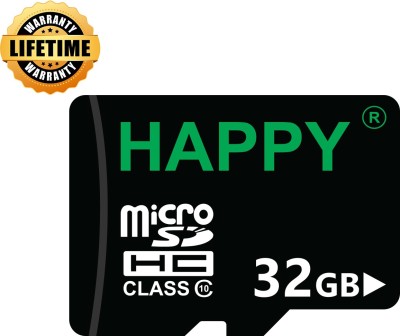 HAPPY MEMORIES 32GB Memory card 32 GB MicroSD Card Class 10 15 MB/s  Memory Card