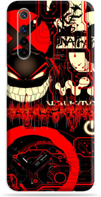 LAMHA Realme 6 Mobile Skin(Ultra Super Red Graffit With High Matte Finish.,.)