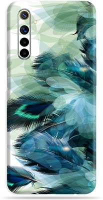 LAMHA Realme 6 Mobile Skin(Ultra Super Pankh With High Matte Finish.)