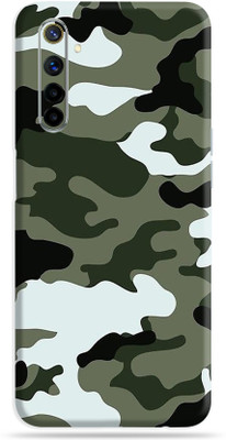 BugguSkin Realme 6, realme 6 Mobile Skin(Ultra Super Camouflage Winter Skin With High Matte Finish., Mobile Skin (Back+Side+Camera))