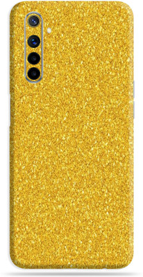 BugguSkin Realme 6, realme 6 Mobile Skin(Ultra Super Golden Glitter Skin With High Matte Finish., Mobile Skin (Back+Side+Camera))