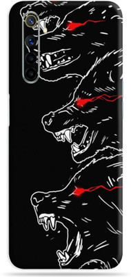 LAMHA Realme 6 Mobile Skin(Ultra Super Angry Wolf Skin With High Matte Finish.0786)