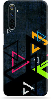 BUGGU Realme 6 Mobile Skin(Ultra Super Color Tringles Skin With High Matte Finish., Mobile Skin (Back+Side+Camera))