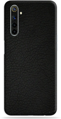 LAMHA Realme 6 Mobile Skin(Ultra Super Black Leather With High Matte Finish.,.)