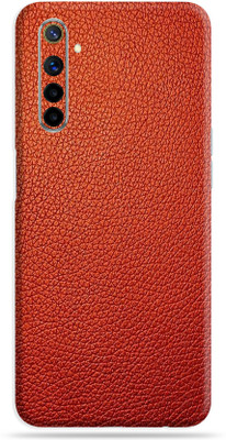 LAMHA Realme 6 Mobile Skin(Ultra Super Red Leather With High Matte Finish.,.)