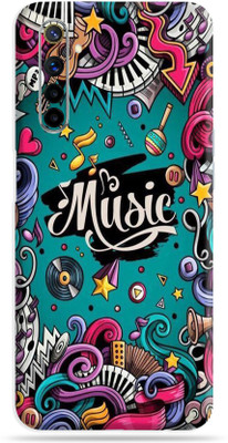BugguSkin Realme 6, realme 6 Mobile Skin(Ultra Super Music Graffiti Skin With High Matte Finish., Mobile Skin (Back+Side+Camera))