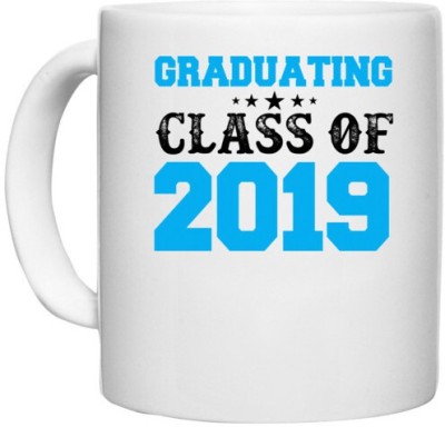 UDNAG White Ceramic Coffee / Tea '2019 | Graduation class of 2019' Perfect for Gifting [330ml] Ceramic Coffee Mug(330 ml)