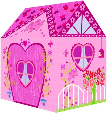 Sukan Tex Jumbo Big Size Extremely Light Weight Water Proof Kids Play House Tent for 10 Year Old Girls and Boy)s- Multi Color house(Pink)