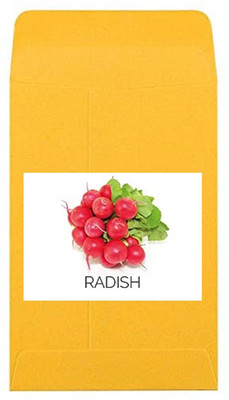 CYBEXIS Heirloom Red Cherry Radish Seeds2400 Seeds Seed(2400 per packet)