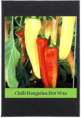 CYBEXIS Heirloom Hungarian Hot Wax Chilli Seeds2400 Seeds Seed(2400 per packet)