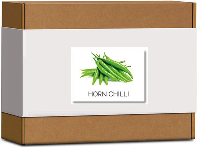 CYBEXIS High Germination Horn Chilli Seeds600 Seeds Seed(600 per packet)