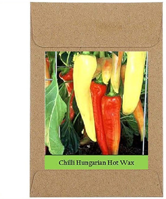 CYBEXIS Guarenteed Germination Hungarian Hot Wax Chilli Seeds600 Seeds Seed(600 per packet)