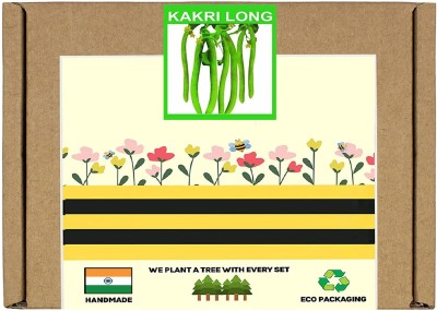CYBEXIS F1 Hybrid Kakri Long/Long Melon Seeds500 Seeds Seed(500 per packet)