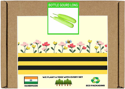 CYBEXIS F1 Hybrid Bottle gourd Long Seeds100 Seeds Seed(100 per packet)