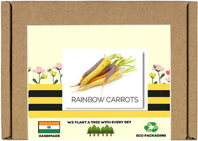 CYBEXIS F1 Hybrid Multicolored Carrot Seeds2000 Seeds Seed(2000 per packet)