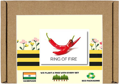 CYBEXIS F1 Hybrid Fire Ring Hot Red Chilli Seeds2400 Seeds Seed(2400 per packet)