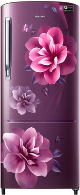 SAMSUNG 192 L Direct Cool Single Door 3 Star Refrigerator(Camellia Blue, RR20A272YCR/NL)