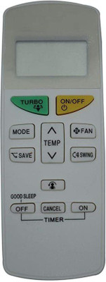 Haimac AC Remote No. 132 Compatible with Remote Control Daikin Split & Daikin Inverter AC Remote Controller(White)