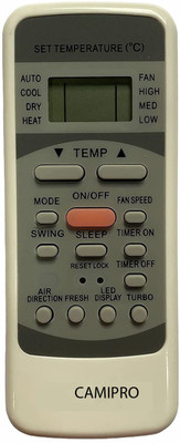 Haimac AC Remote No. 78H Compatible with Remote Control Camipro AC Remote Controller(White)