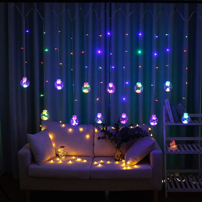 K D ENTERPRISE 12 LEDs 1.83 m Multicolor Flickering Ball Rice Lights(Pack of 1)
